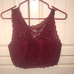 2 piece rhinestone burgundy cocktail dress
